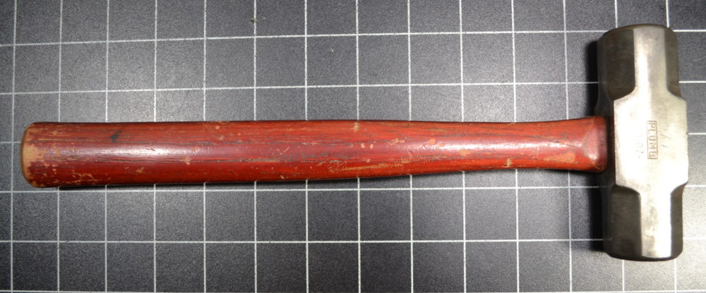 PLUMB - 40oz - SCREW WEDGE - #272 - DOUBLE FACE BLACKSMITH SLEDGE - ALL ORIGINAL
