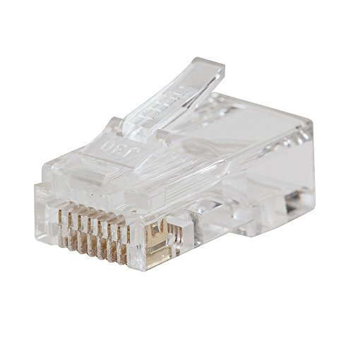 Klein Tools VDV826-729 Pass-Thru Modular Data Plug, RJ45 CAT6, Connectors