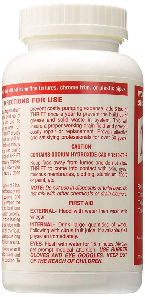 T-100 Alkaline Based 1-Pound Granular Drain Cleaner (2-(Pack))