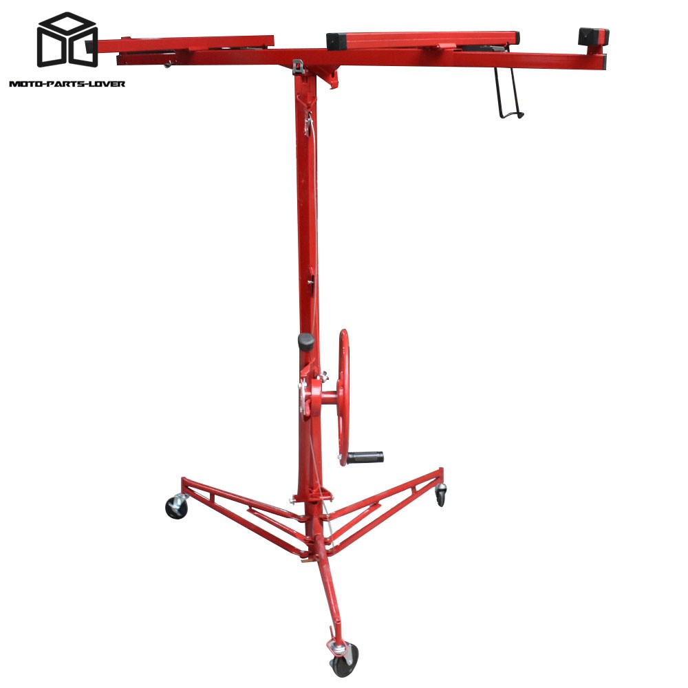 Safety Lock 16FT Drywall Lift Plasterboard Panel Sheetrock Hoist Lifter Carrier