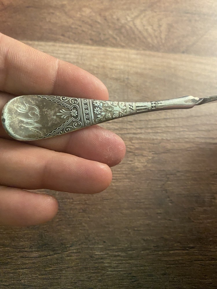 St. Little & Sons Unique Cheese Knife Silverplated Unknown Pattern