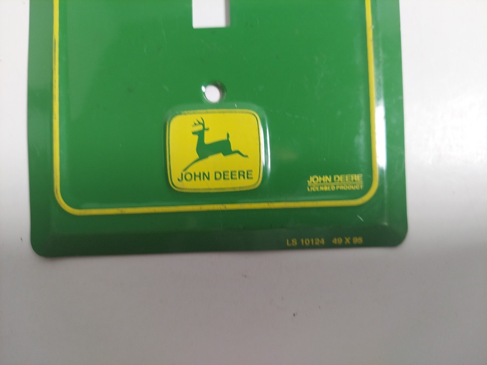 John Deere Light Switch Cover "Nothing runs Like a Deere"