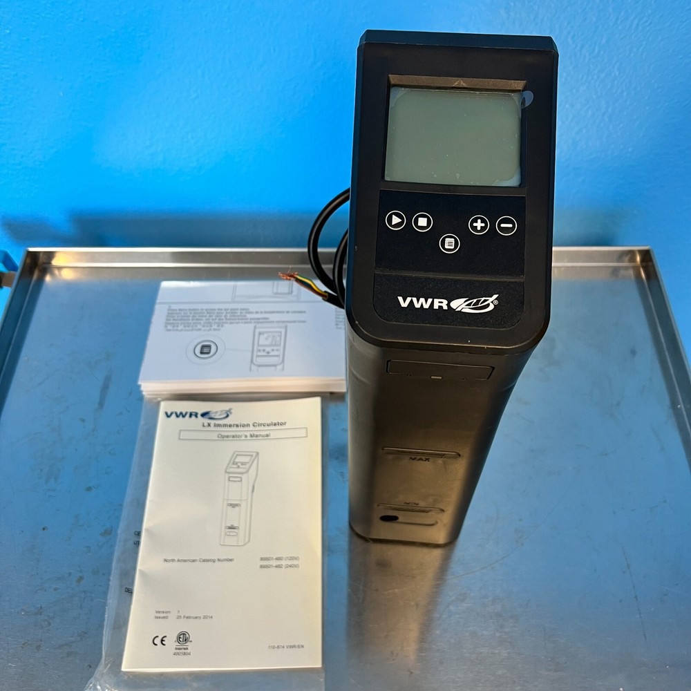 VWR LX Immersion Circulator 89501-480 for circulating bath system, 240V, Compact