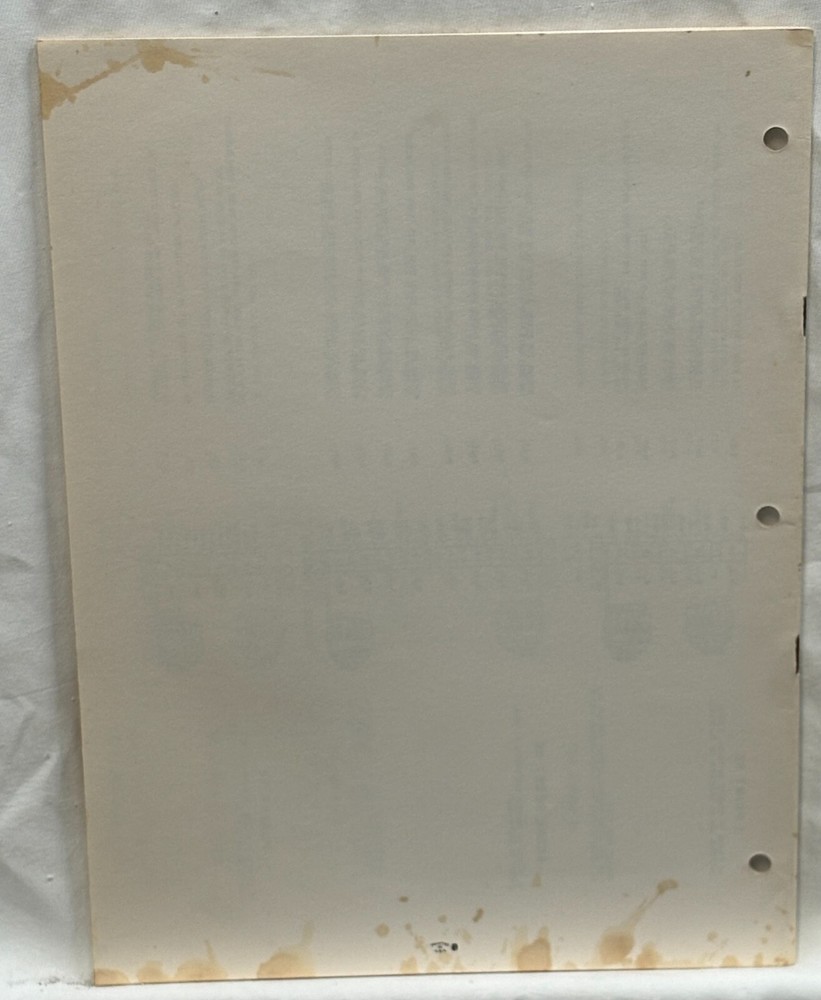 ORIGINAL-WILLIAMS-4 ACES-INSTRUCTION MANUAL