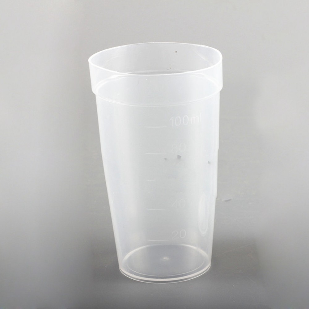 5PCS 100ml PP Titrated Cup Titration Vessel with Graduation Laboratory