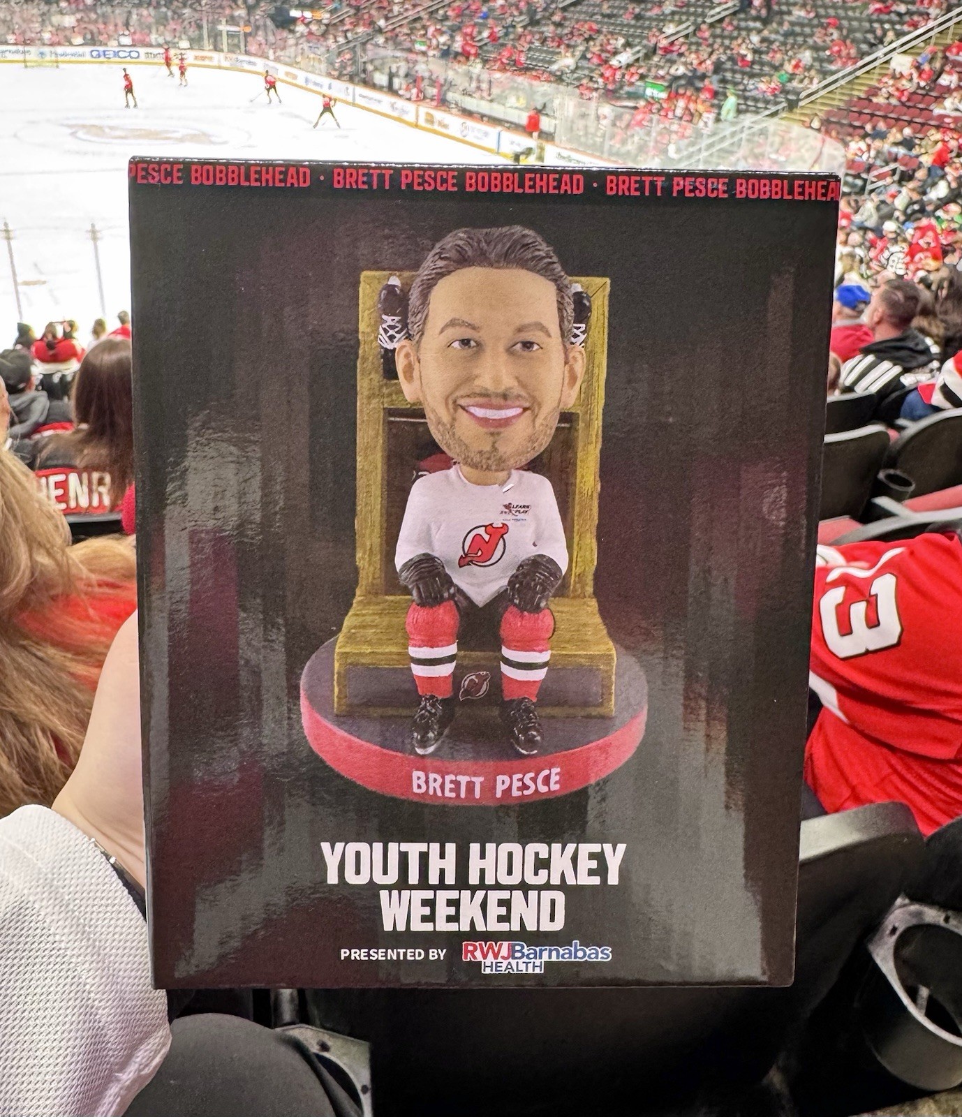 Brett Pesce Bobblehead New Jersey Devils SGA 3/8/26 Youth Hockey Weekend