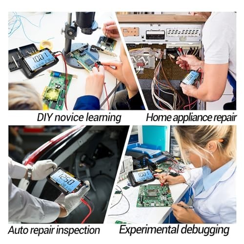 Digital Multimeter 4000 Counts Auto Ranging TRMS AC DC Voltage Tester Ohm Meter