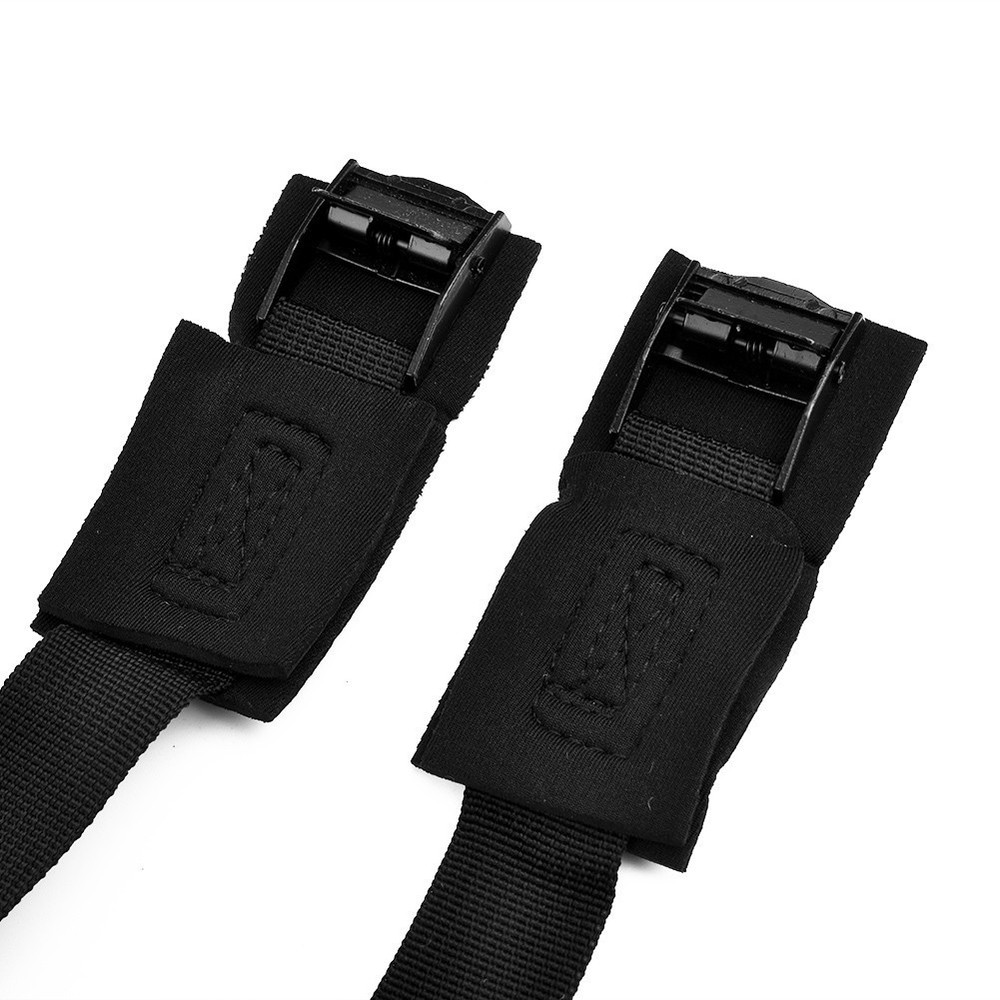 Tie Straps Luggage Black Polyester Webbing Surfboard 1 Pair High Quality
