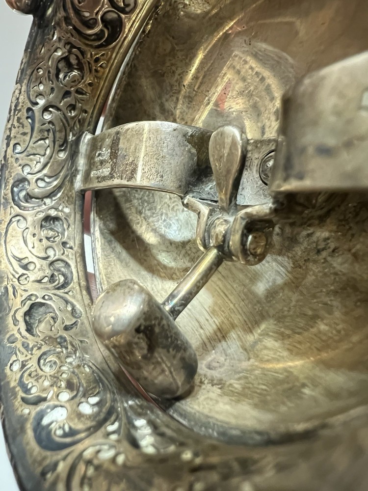 Antique Sterling Silver Desk/ Table /Counter Bell. Solid. Monogrammed. RARE!