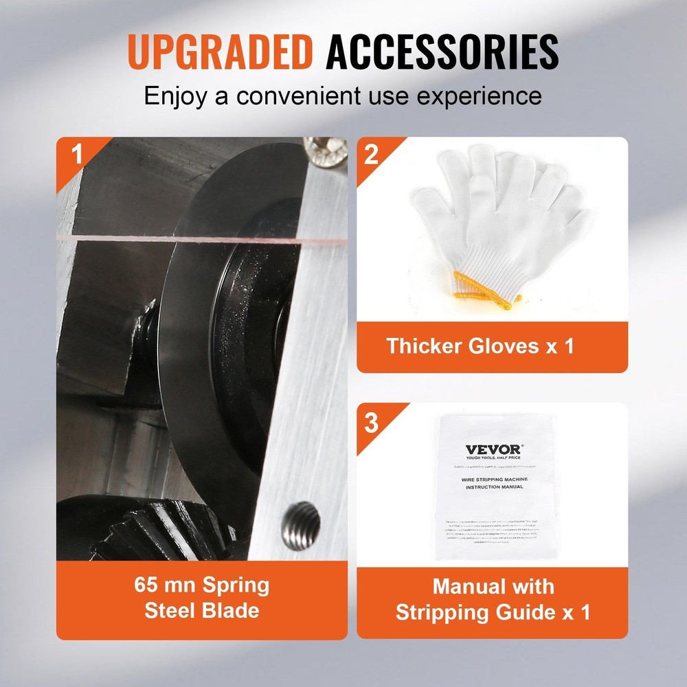 Wire Stripping Machine,Wire Stripper with Hand Crank or Drill Powered,0.06