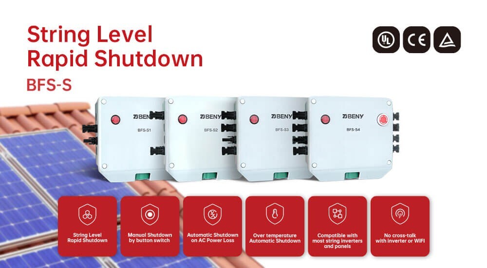 Fire Fighter Safety Switch Solar Panel 1 String Rapid Shutdown Protection