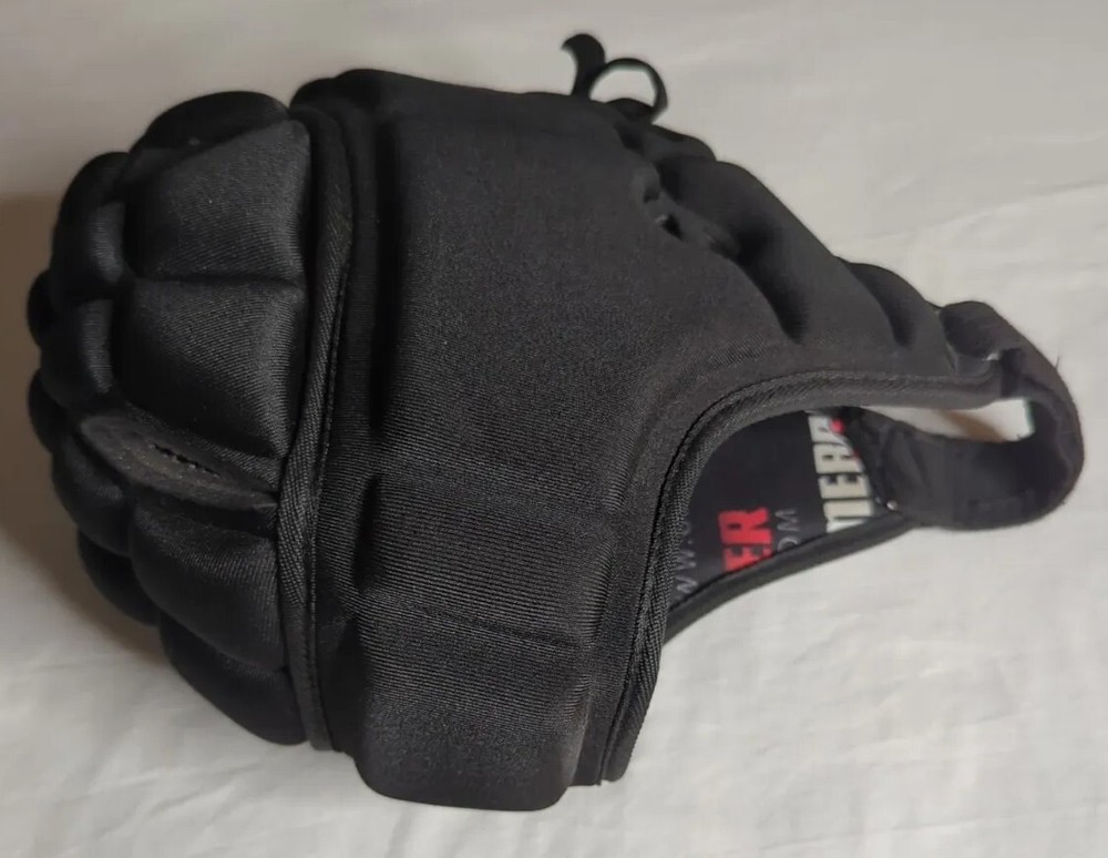 D4 Game Breaker Padded Head Protection Solid Black Size XL