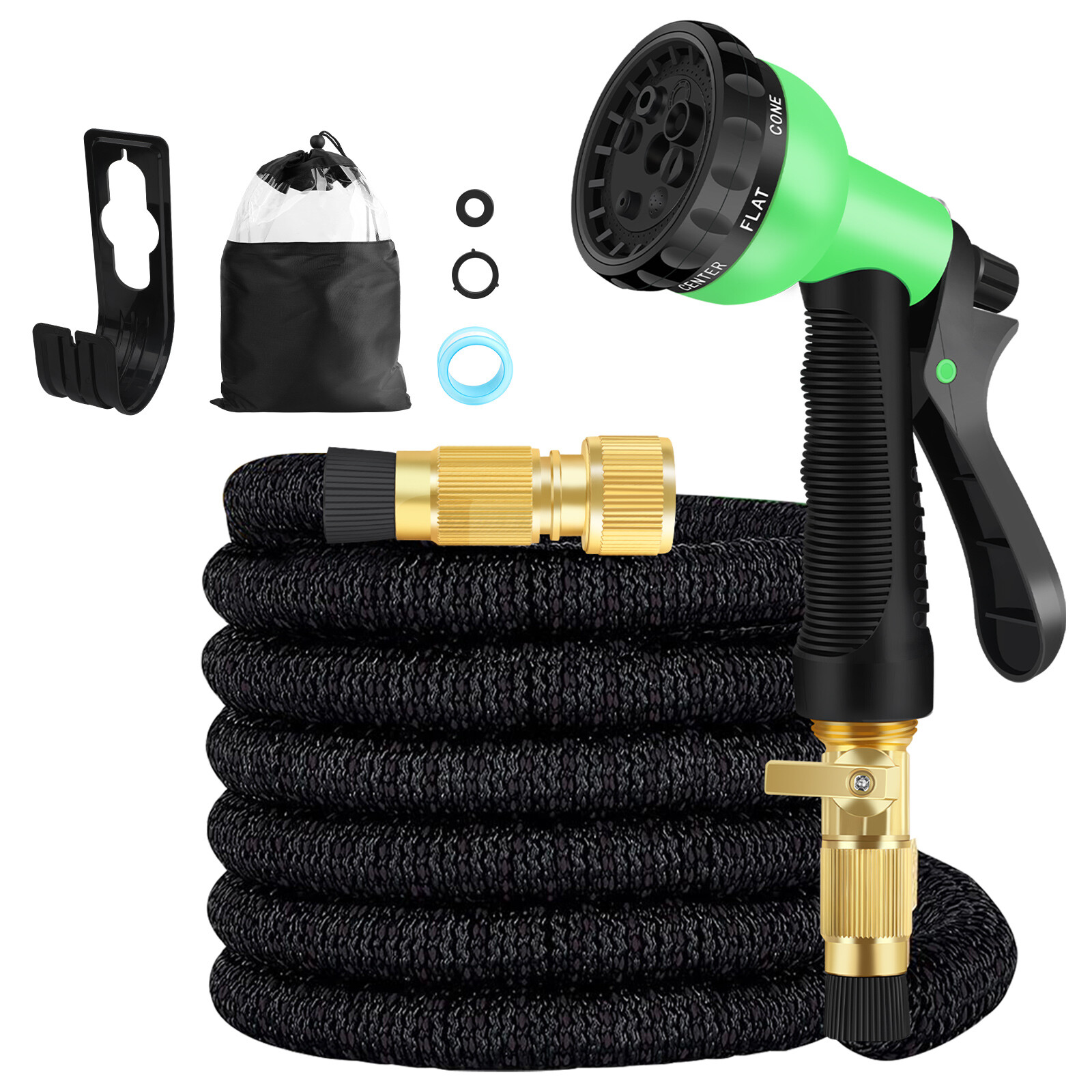 4X Stronger Deluxe Expandable Flexible Garden Hose Water Hose (50ft,75ft,100ft)