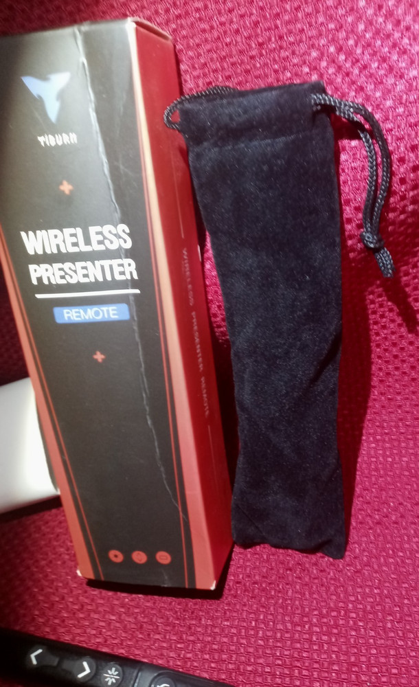 TIBURN AC03 Wireless Presentation Remote Clicker Stylus Pen