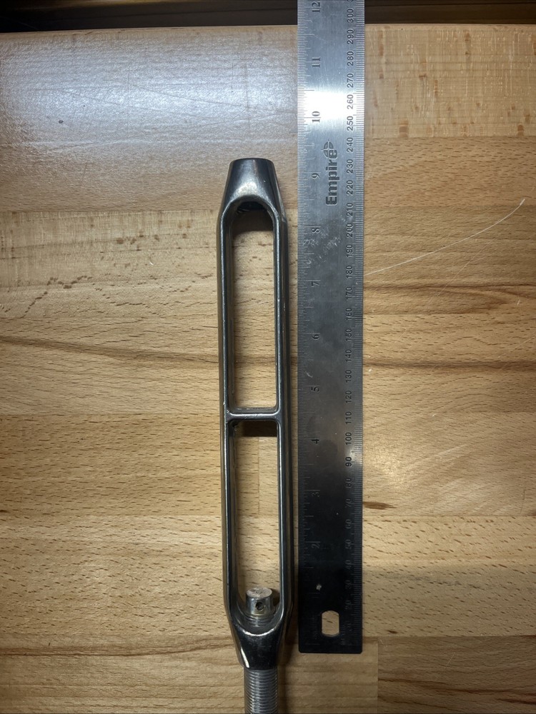 5/8 Turnbuckle Long Body 9” W/ Toggle