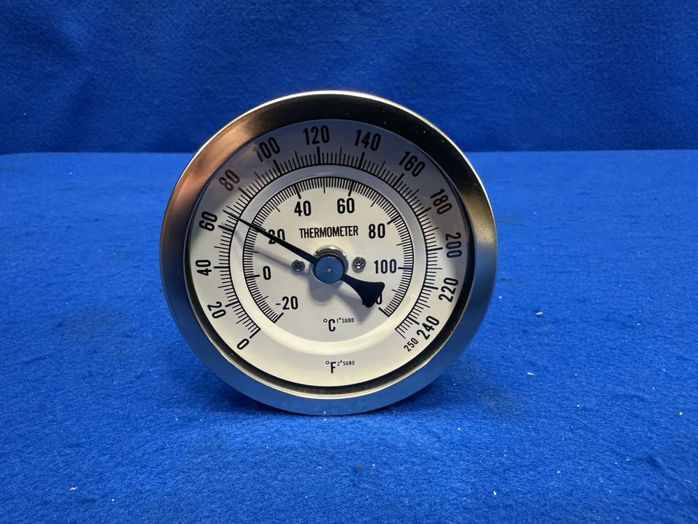 Grainger 1NFX9 Bimetal Thermometer