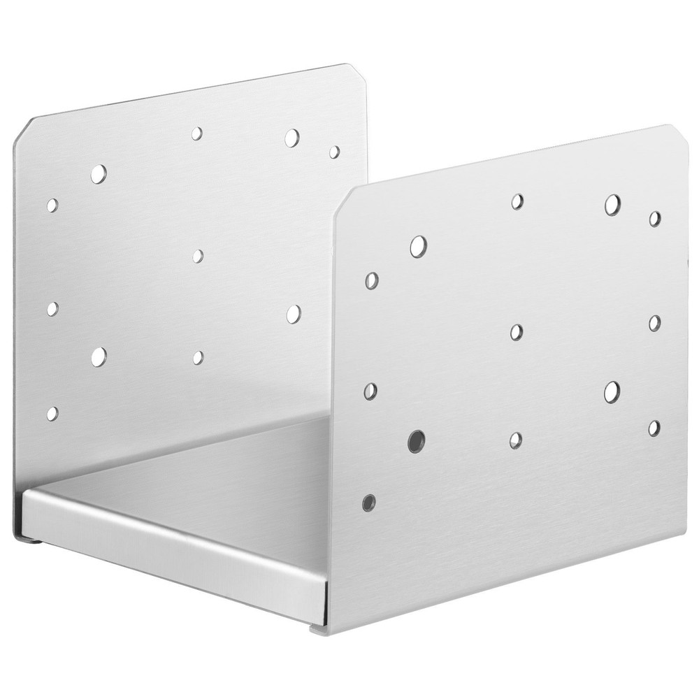 8"x 8" Post Base, 1Pcs Stainless Steel Adjustable Post Anchor Bracket(Internal 7