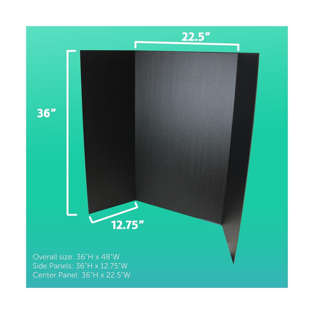 Flipside Products 36” x 48” Project Boards for Presentations, Scienc