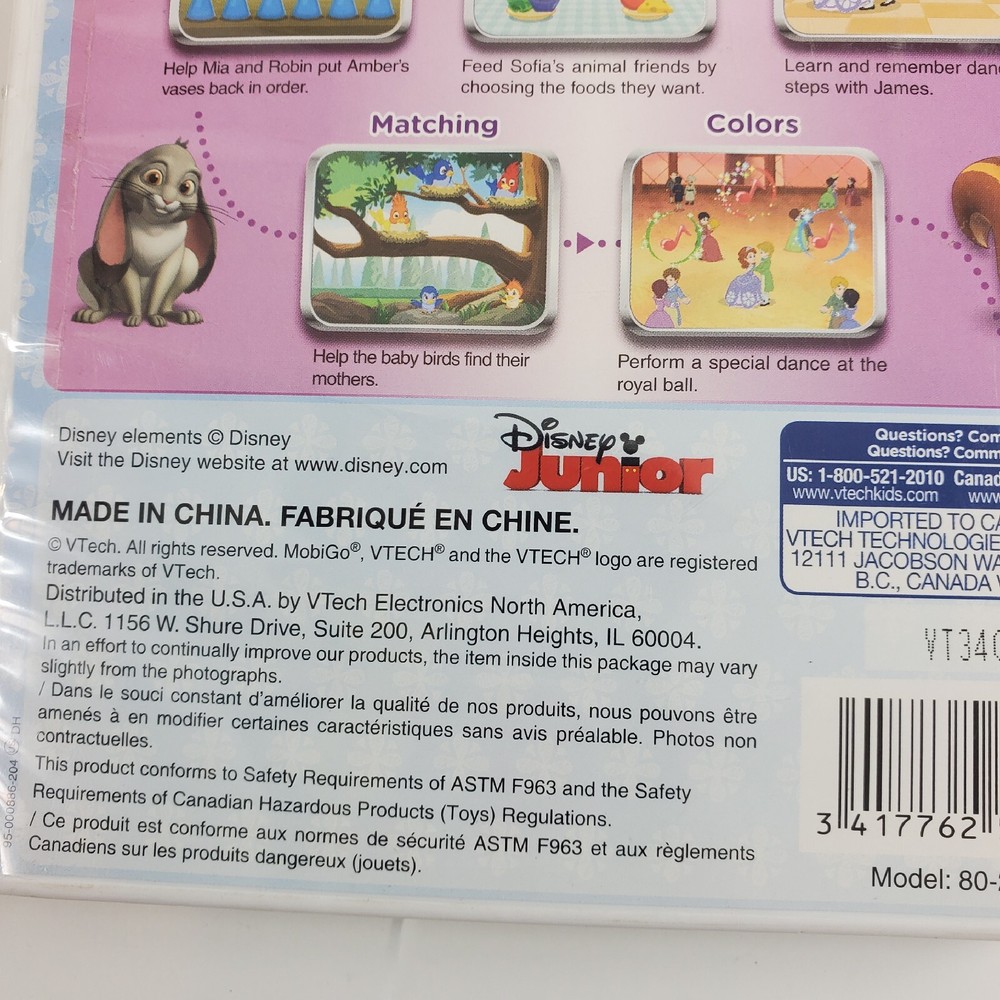 VTech MobiGo Software Cartridge Disney Sofia the First sealed