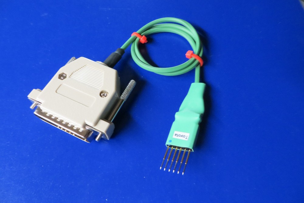 Toyota 2.54mm  6 position pogo adapter for Digiprog3 EEPROM programming