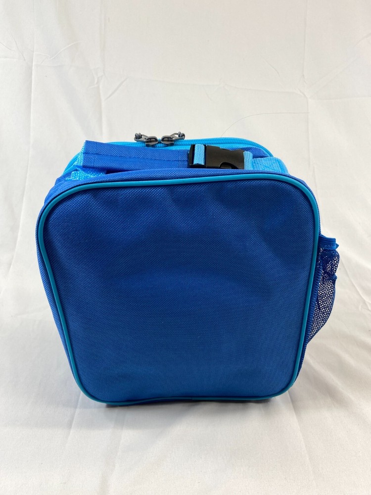 Cactour Lunch Box Bag Blue Multiple Pockets Zipper Closures Handled Insulated