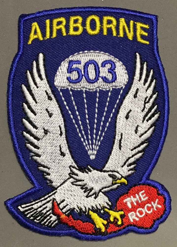503rd Airborne Regiment The Rock licensed patch