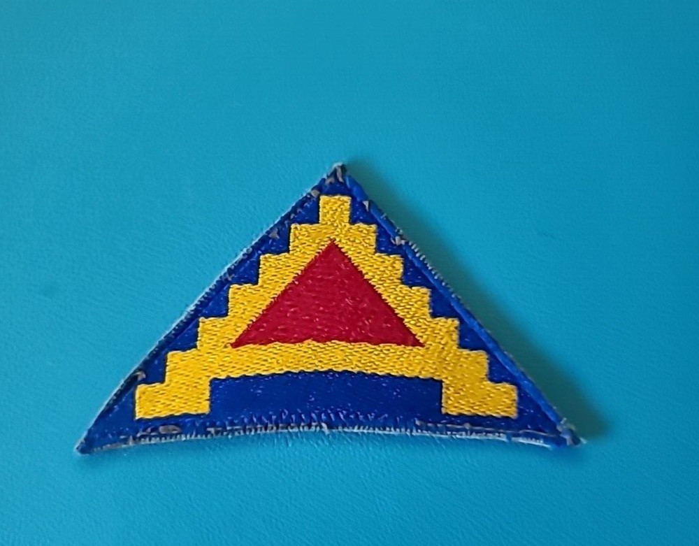 7th Army-Cut Edge-Off Uniform Patch-German Theater Made----Patton Original WW-2*