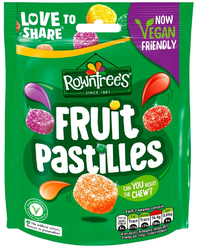 Rowntrees Fruit Pastilles Bag 143 g