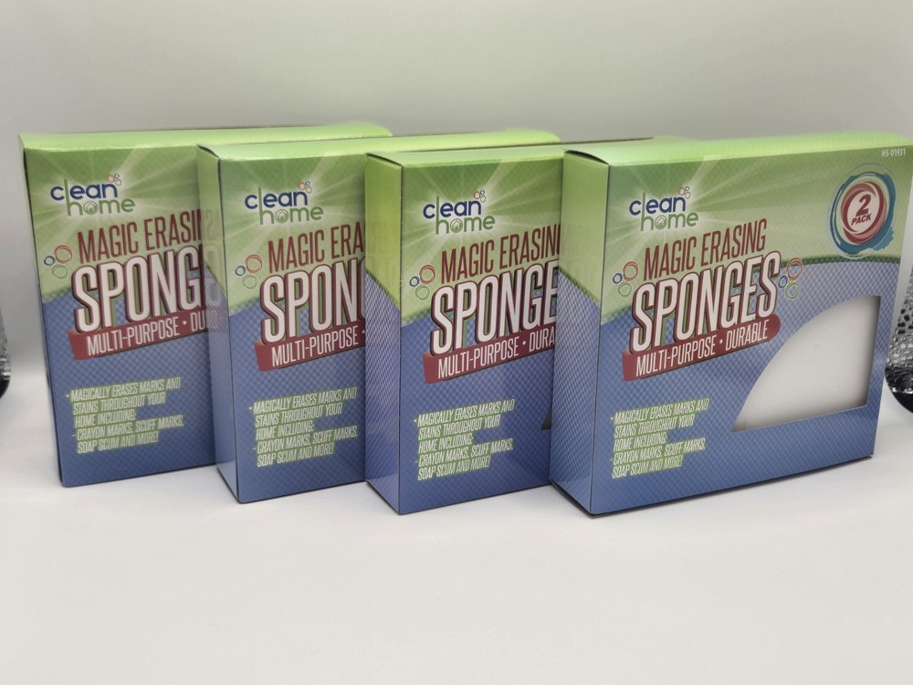 Magic Erasing Sponges - Clean Home - Multi-Purpose & Durable - 4/2 Packs!!!