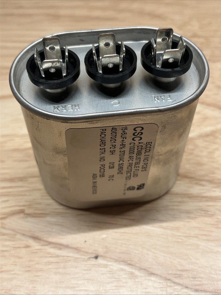 Packard POCD155 Run Capacitor 370V - NEW