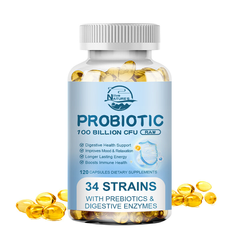Probiotics 100 Billion CFU Potency Digestive Immune Health 120 Capsules DIGESTIV