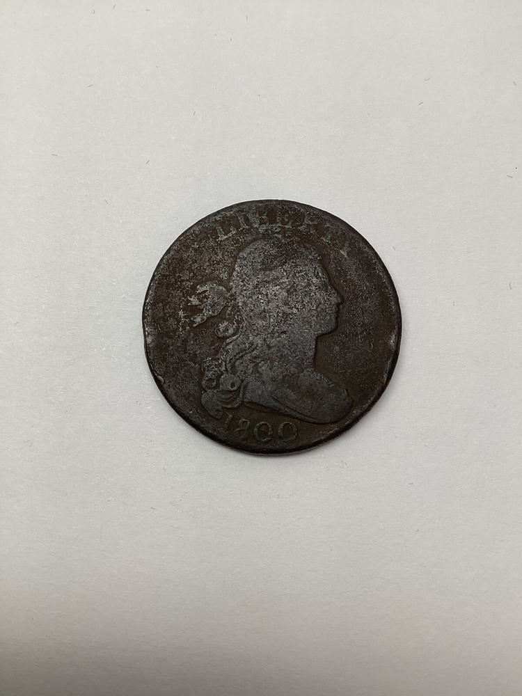 1800 Draped Bust Large Cent - Hairstyle 2