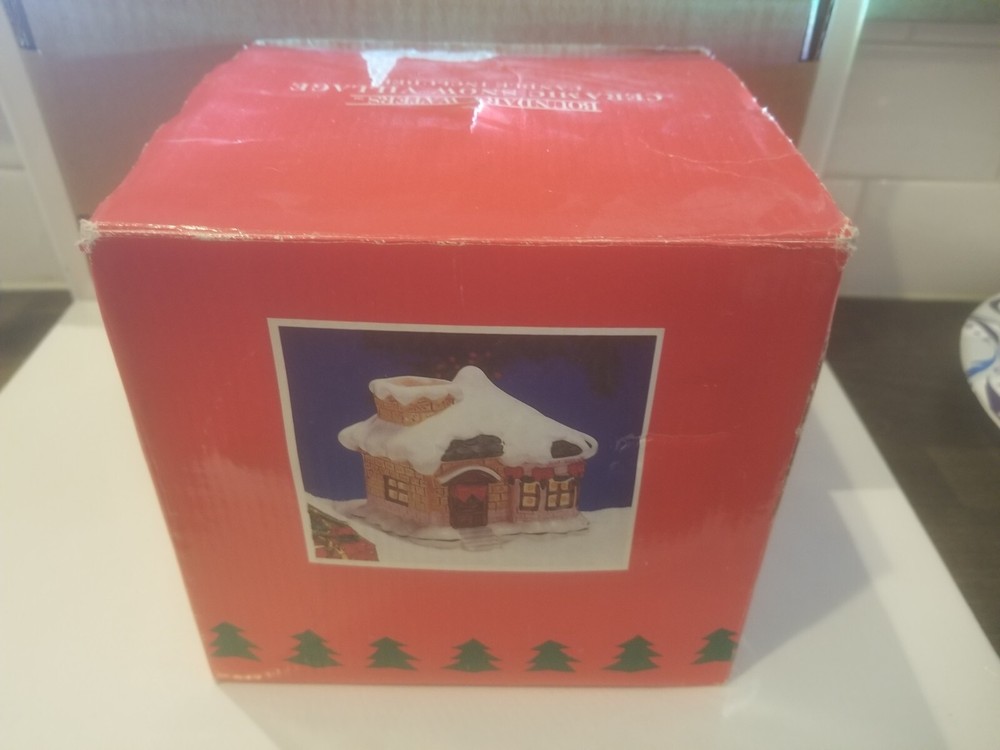 Boundary Waters Ceramic Snow Village