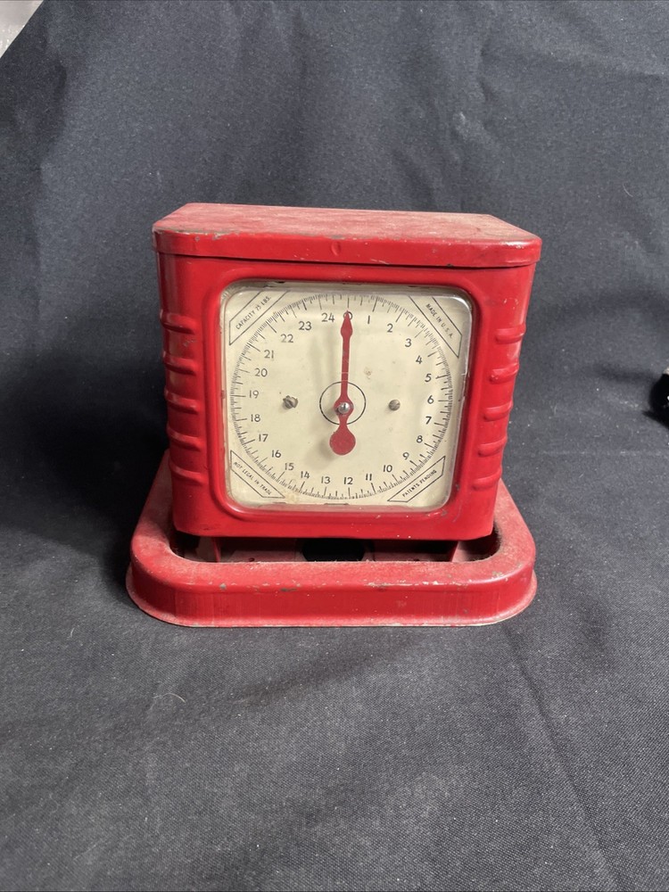 Vintage 50s Kitchen scale R. A. Hunter Working