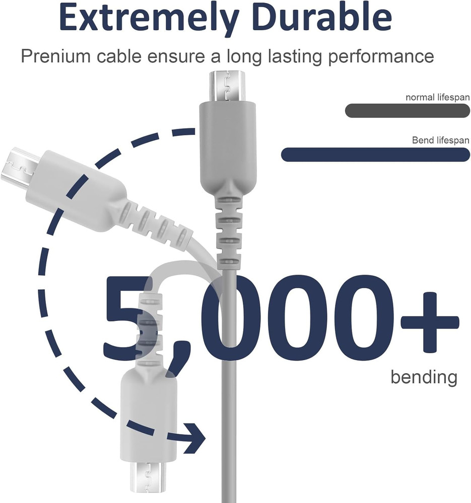 DS Lite Charger Wall Adapter USB Cable Replacement Power Supply