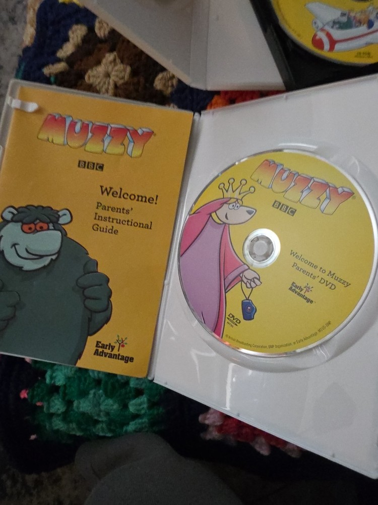 BBC MUZZY Early Level 1 Multilingual Language DVD/CD/CD-Rom Booklet Box Set Read