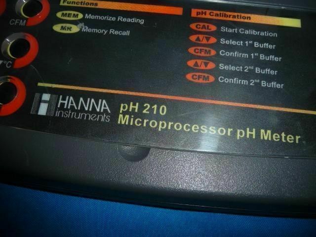 Hanna Instrument PH 210 Microprocessor pH Meter AS-IS U