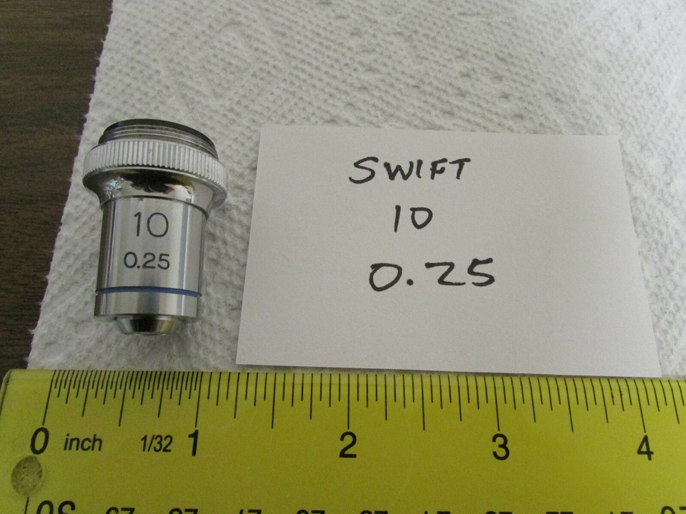 Swift Microscope Objective Lens 10X 0.25