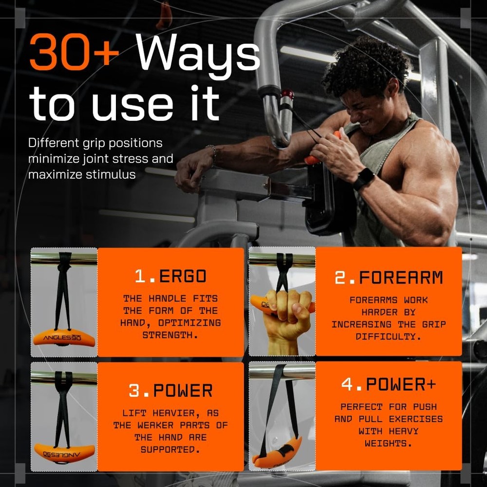 Angles90 Grips - The Original Gym Pull Up Grip Handles | A90