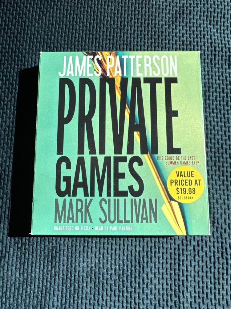 Private Games by Mark Sullivan and James Patterson (2012, Compact Disc)