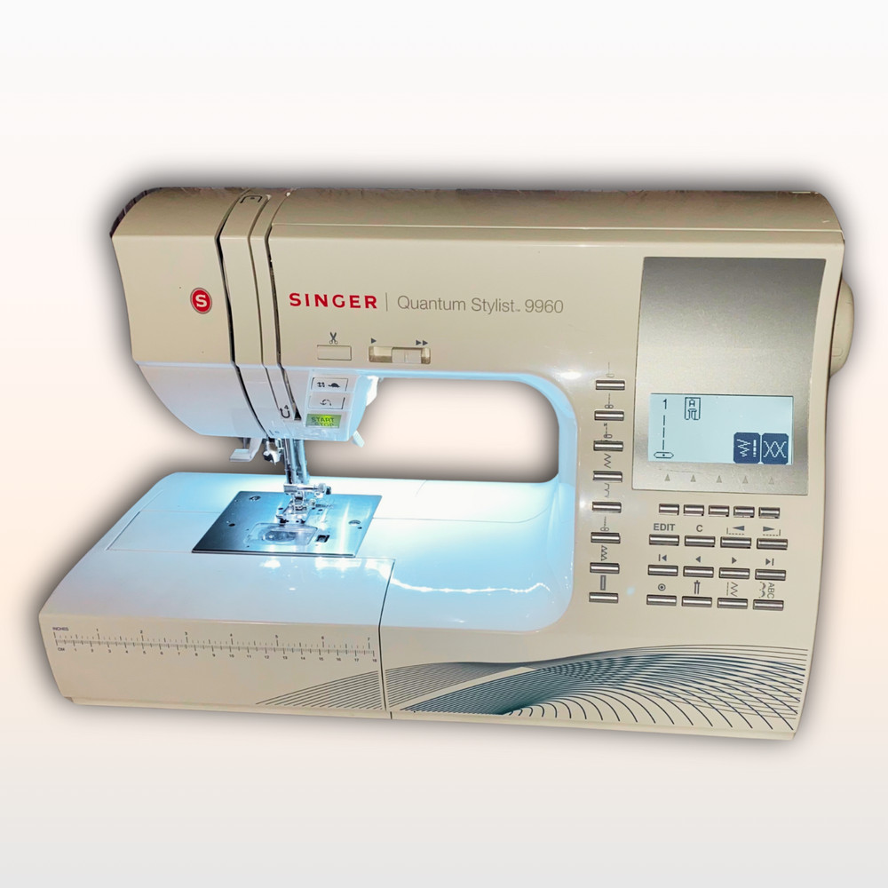 SINGER® Quantum Stylist 9960 Sewing Machine with Extension Table & BUNDLE