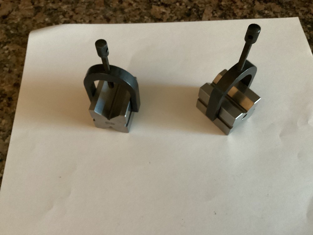 V-Block And Clamp Pair Machinist Tool