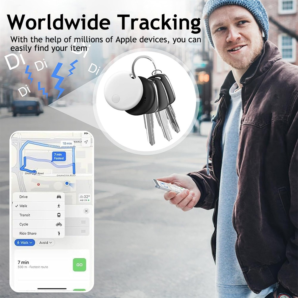 Airtag Dog Cat Collar Holder Case / Bluetooth Mini GPS Location Tracker Device