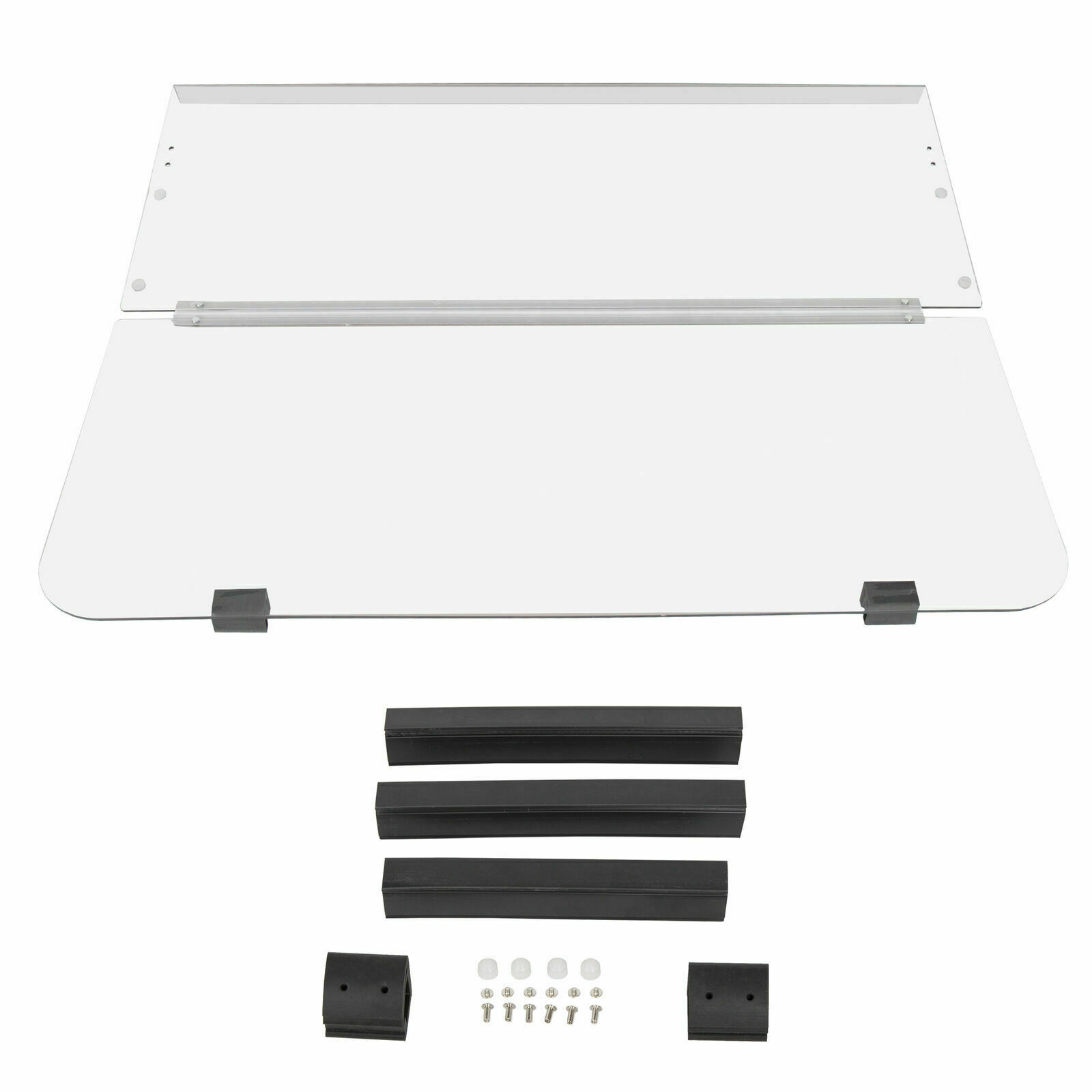 Clear Folding Windshield For 1995-2003 Yamaha G14 G16 G19 Golf Cart Part PC