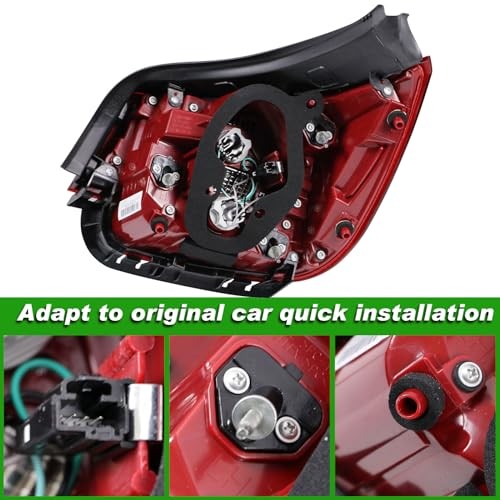 Tail Light Compatible with 2013 2014 2015 Chevy Malibu LT Right Passenger Side