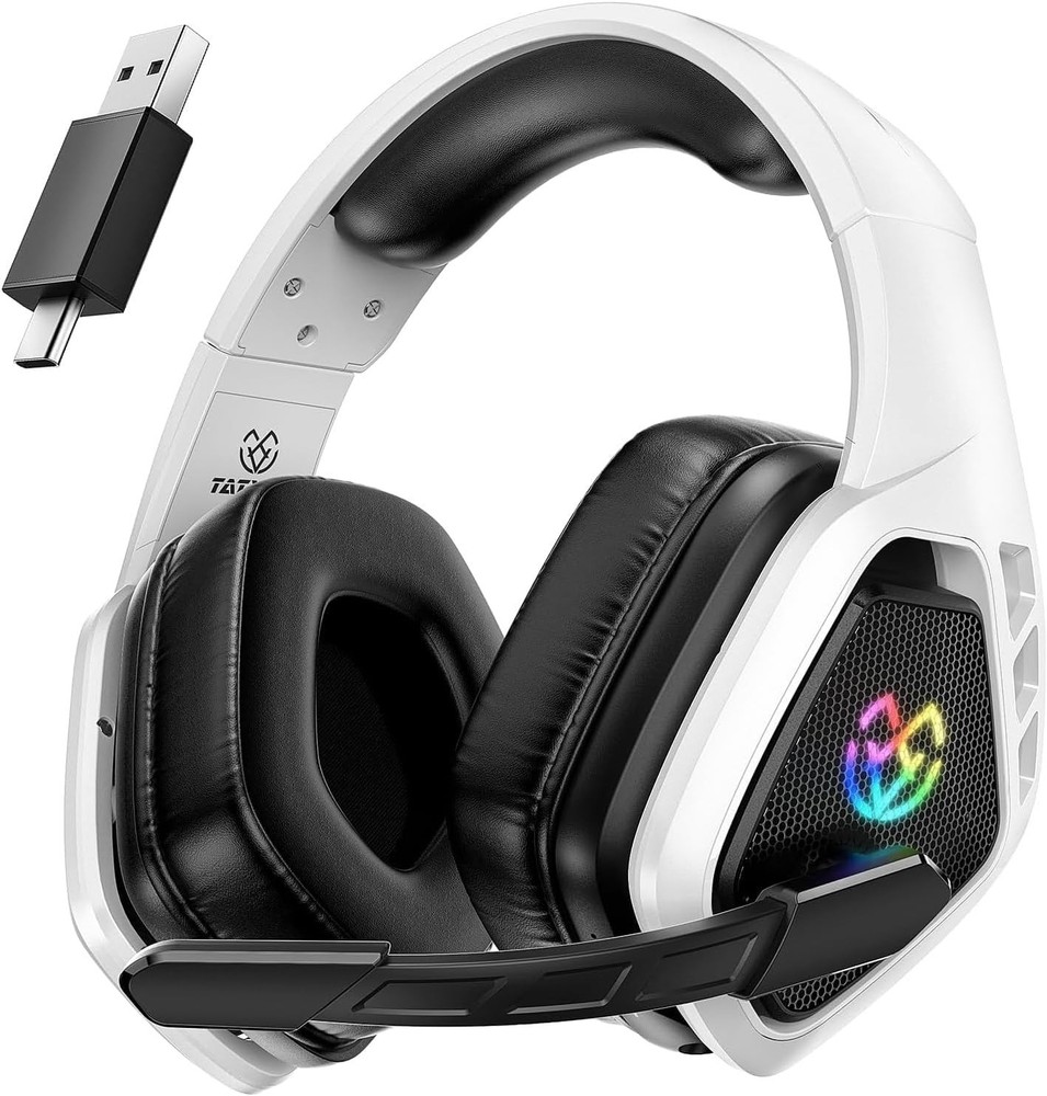 Lightweight Wireless Gaming Headset with Adjustable Fit & Immersive Audio
