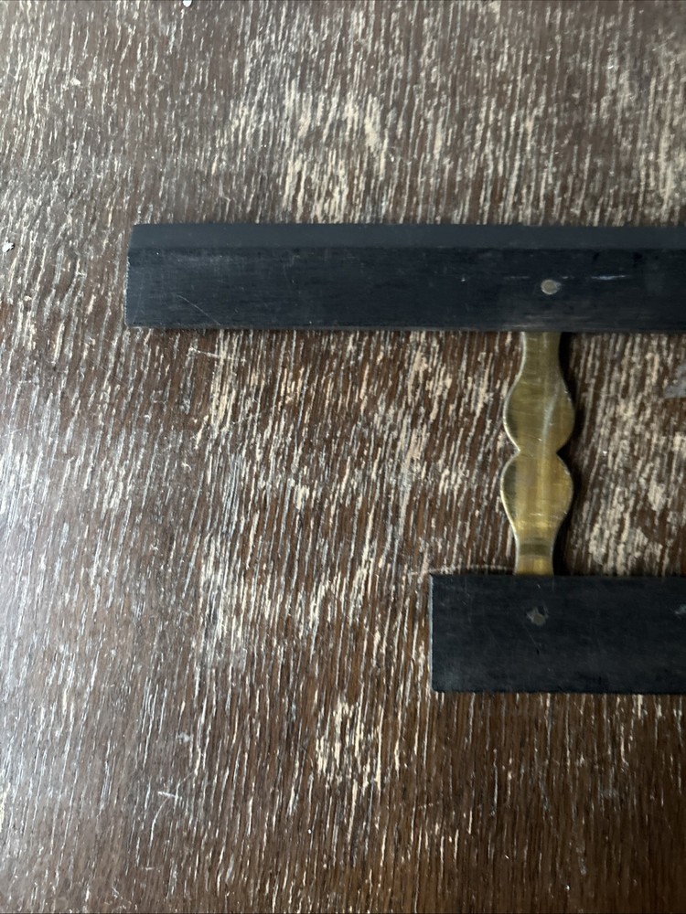 Ebony & Brass Parallel Rulers Slide Ruler Nautical Navigation