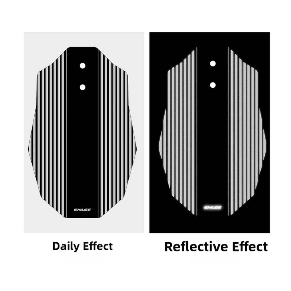 PP5 Plastic Mudguard Extension for Brompton Folding Bike Quick Install Black