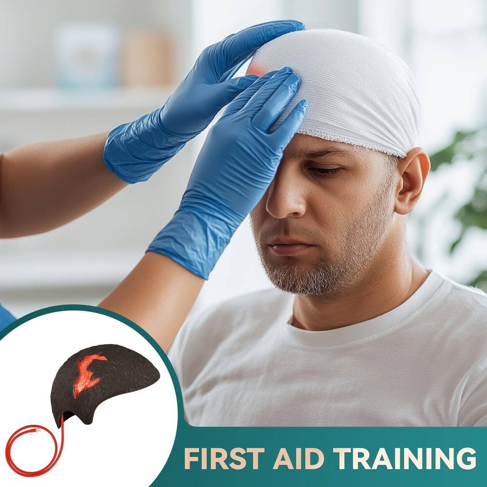 Wound Packing Head Training Kit,Wearable Bleeding Control Training for Studen...