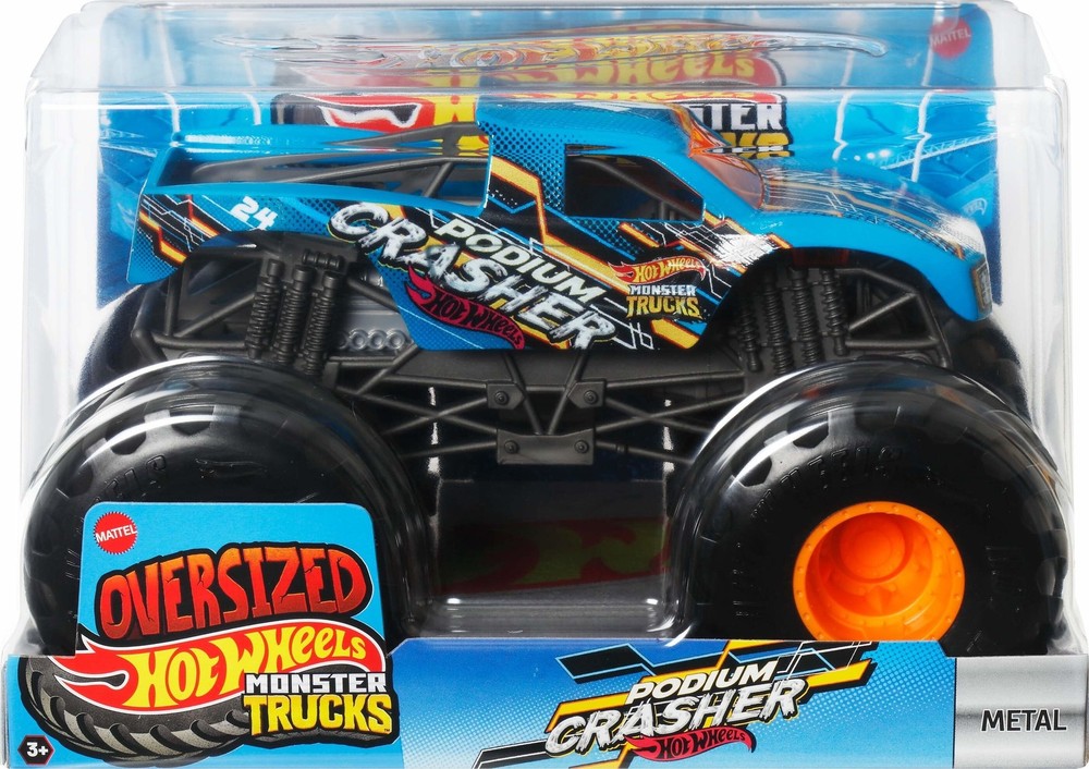 Hot Wheels Monster Trucks, Podium Crasher 1:24 Scale